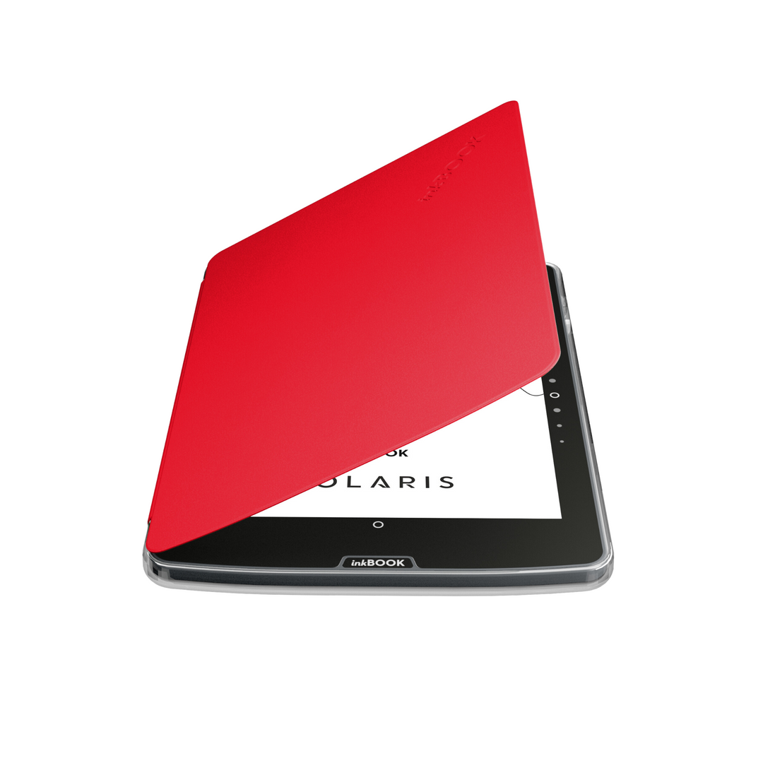 inkBOOK Duo chili red case for inkBOOK Solaris red front view